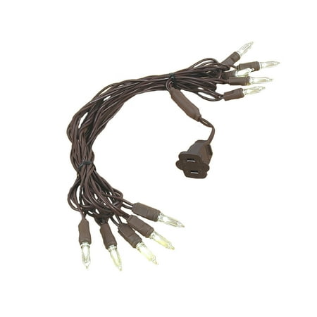 Novelty Lights 10 Light T5 Led Mini Set Outdoor Novelty Lights 10 Light T5 Led Mini Set Outdoor Lighting Party Patio String Brown Wire 11 Feet Com