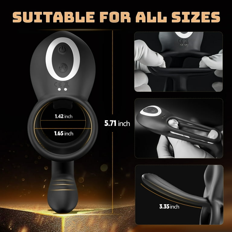 Vibrating Penis Ring Couple Sex Toys, KERERO 4 in 1 Vibrator Adult Sex Toys for Men Women,10 Vibrations Prostate Massagers Vibrator for Men, Remote Control Adult Toys for Men - Walmart.com Vibrating Penis Ring Couple Sex Toys, KERERO 4 in 1 Vibrator Adult Sex Toys for Men Women,10 Vibrations Prostate Massagers Vibrator for Men, Remote Control Adult Toys for Men - Walmart.com