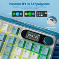 thumbnail image 2 of Teclado MECANICO Royal Kludge AZUL CIELO RGB, 2 of 4