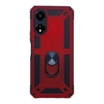 thumbnail image 1 of Funda Uso Rudo Con Anillo Magnético Para Honor X5 Plus Rojo Más 2 Micas De Cristal, 1 of 5