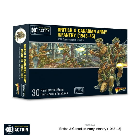Warlord Games British & Canadian Army Infantry (1943-45)