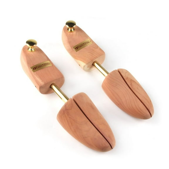 FootFitter Cedar Shoe Tree with Split Toe for Men