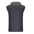 thumbnail image 4 of pstuiky Camisetas sin mangas para hombre, Sudadera deportiva sin mangas con capucha de color liso para hombre, de alta elasticidad, para fitness, musculosa y sin mangas Camisas para hombres xxl, 4 of 7