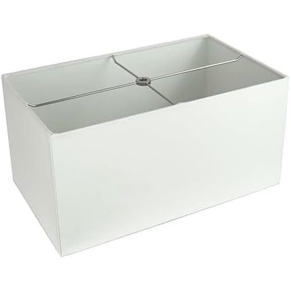 8.5'' H x 16'' W Rectangle Lamp Shade White Color$$Tools & Hardware Other