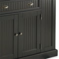 thumbnail image 4 of Homestyles Nantucket Wood Kitchen Island in Black, 4 of 23