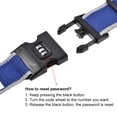 thumbnail image 2 of Unique Bargains Luggage Straps Suitcase Belts with Buckle Combination Lock Bag Packing Blue, 2 of 7