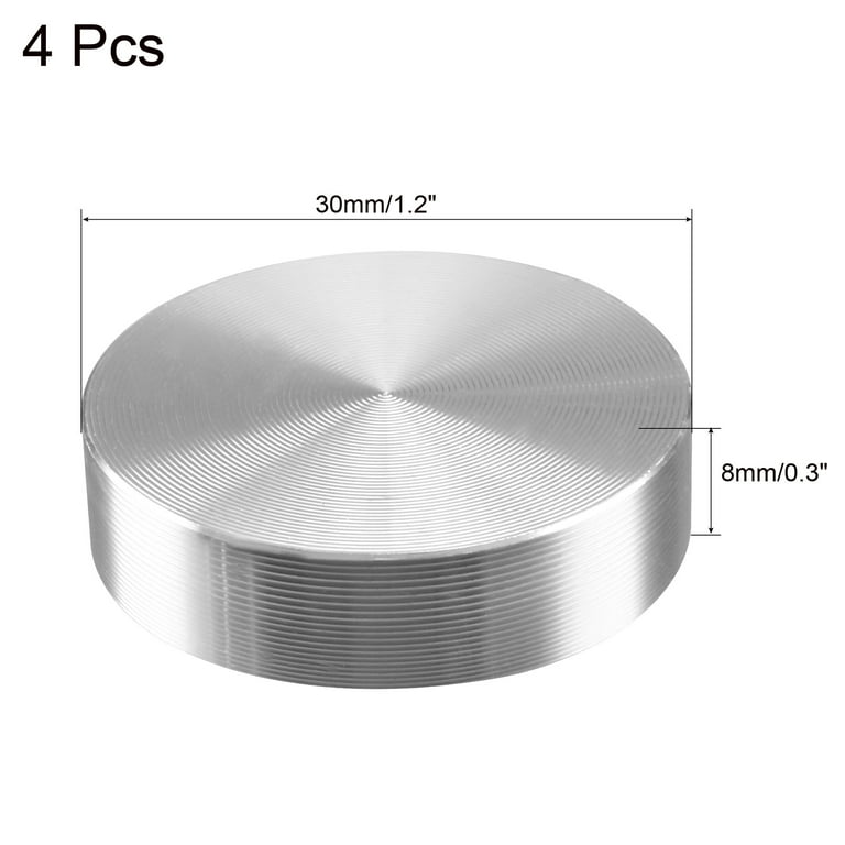 GLASS TABLE TOP ADAPTERS STAINLESS STEEL