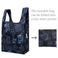 thumbnail image 6 of Wrapables JoliBag Collection Reusable Shopping Bag (Set of 2), Black Rose Shadow, 6 of 6