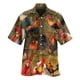 thumbnail image 4 of Camisa de pollo divertida con estampado 3D para hombre, camisa de manga corta con solapa, cómoda, informal, para fiesta en la playa, ropa de calle, camisas de talla grande para hombre, 4 of 5
