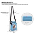 thumbnail image 6 of HELLHERO Lightweight Polyester Underarm Shoulder Bag Men, Women 4.33x1.97x7.09 Puppy Donut, 6 of 6
