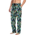 thumbnail image 5 of FREEAMG Tropical Palm Trees Camo Pajama Pants for Men, Men's Separate Bottoms, Pure Cotton Comfortable Lounge Pants?31?, 5 of 7