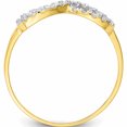 thumbnail image 2 of 10K Yellow Gold Cz Infinity Ring (Size 7.25) Made In United States 10c1406, 2 of 5