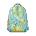 thumbnail image 3 of Lemon Fruit Students Backpack Cute Yellow Summer School Bag with Floral Retro Pattern, Lightweight and Wear-Resistant, 3 of 6