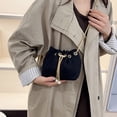 thumbnail image 4 of EGNMCR A Crossbody Bag Shoulder Bag Bucket Shaped Women's Shoulder Bag Chain Flannelette Material Crossbody Bag Multi Functional Commuting Handbag Polyester shoulder b ag, 4 of 6