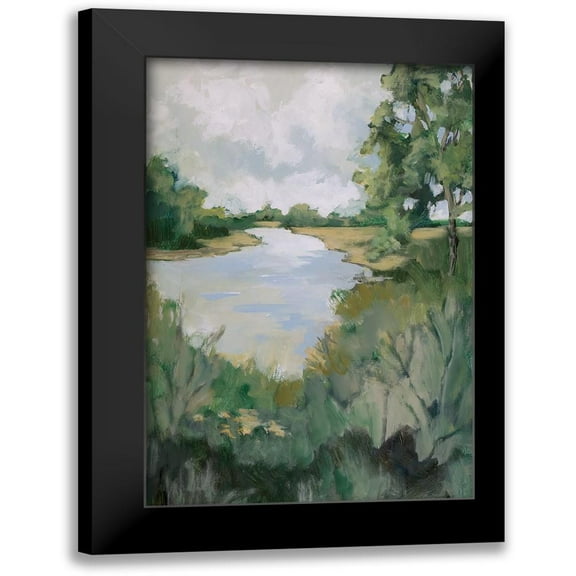 Buckley, Mary Parker 11x14 Black Modern Framed Museum Art Print Titled - Earth and Sky VII