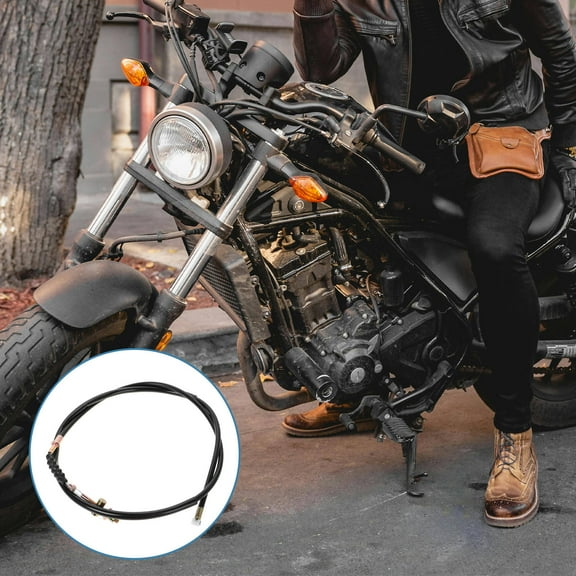 WEUVEB 1Pack Rubber Clutch Cable And Brake Line Kit For Motorcycle Parts