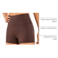 thumbnail image 4 of Shorts CRZ YOGA Naked Feeling Biker 3" Cintura Alta Taupe XS, 4 of 5
