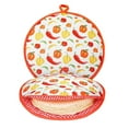 thumbnail image 4 of HOMEIORA 1pc Tortilla Warmer Pouch, Mexican Burrito Warmer Pouch, 12 Inch Insulated Pouch Cloth, Microwaveable Keeps Burritos Warm for Up to One Hour, 4 of 7