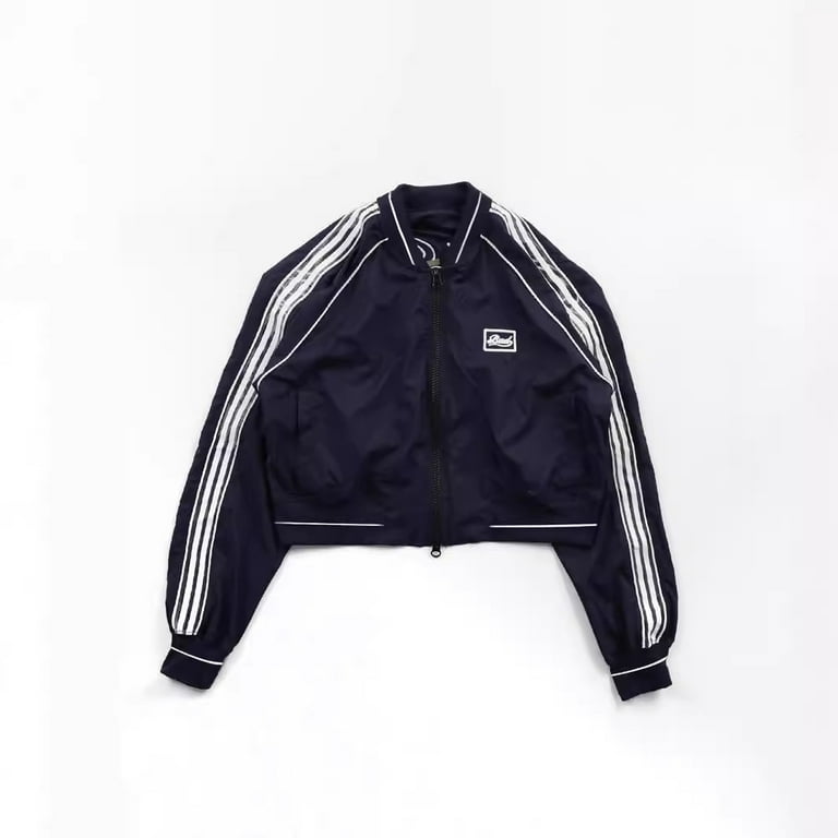★BADBLOOD ★BOMBER CROP MA-1JACKET badblood Casual Sports Short Jacket Fashion Loose College