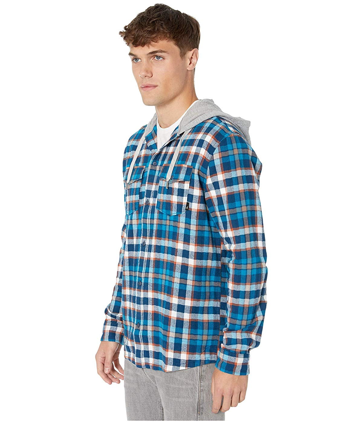 Quiksilver Quiksilver Men's Snap Up Long Sleeve Flannel Shirt