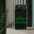 thumbnail image 3 of DistinctInk Clear Case for Apple iPhone 14 PRO (6.1" Screen) - I Cure Animals What's Your Superpower, 3 of 9