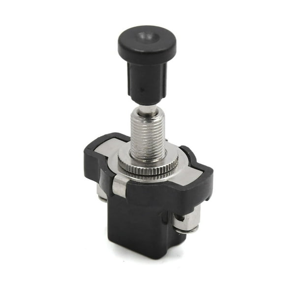 Universal Black Car Auto Headlight On Off Push Pull Light Switch 5.1cm