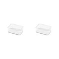 thumbnail image 2 of relayinert Drawer Storage Box Stationery Multi-purpose Cosmetics Sundries Organizer Tray Home Bedroom Kitchen School Classroom Medium Small 2Set, 2 of 6