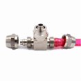 thumbnail image 4 of 3 piezas PE-4 6 8 10 12 14 16 MM OD Conexión de tubo de manguera PU Tipo T Tipo Conector neumático Rápido rápido Twist Manguera de aire Manguera de aire, 4 of 6