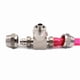 thumbnail image 4 of 3 piezas PE-4 6 8 10 12 14 16 MM OD Conexión de tubo de manguera PU Tipo T Tipo Conector neumático Rápido rápido Twist Manguera de aire Manguera de aire, 4 of 6