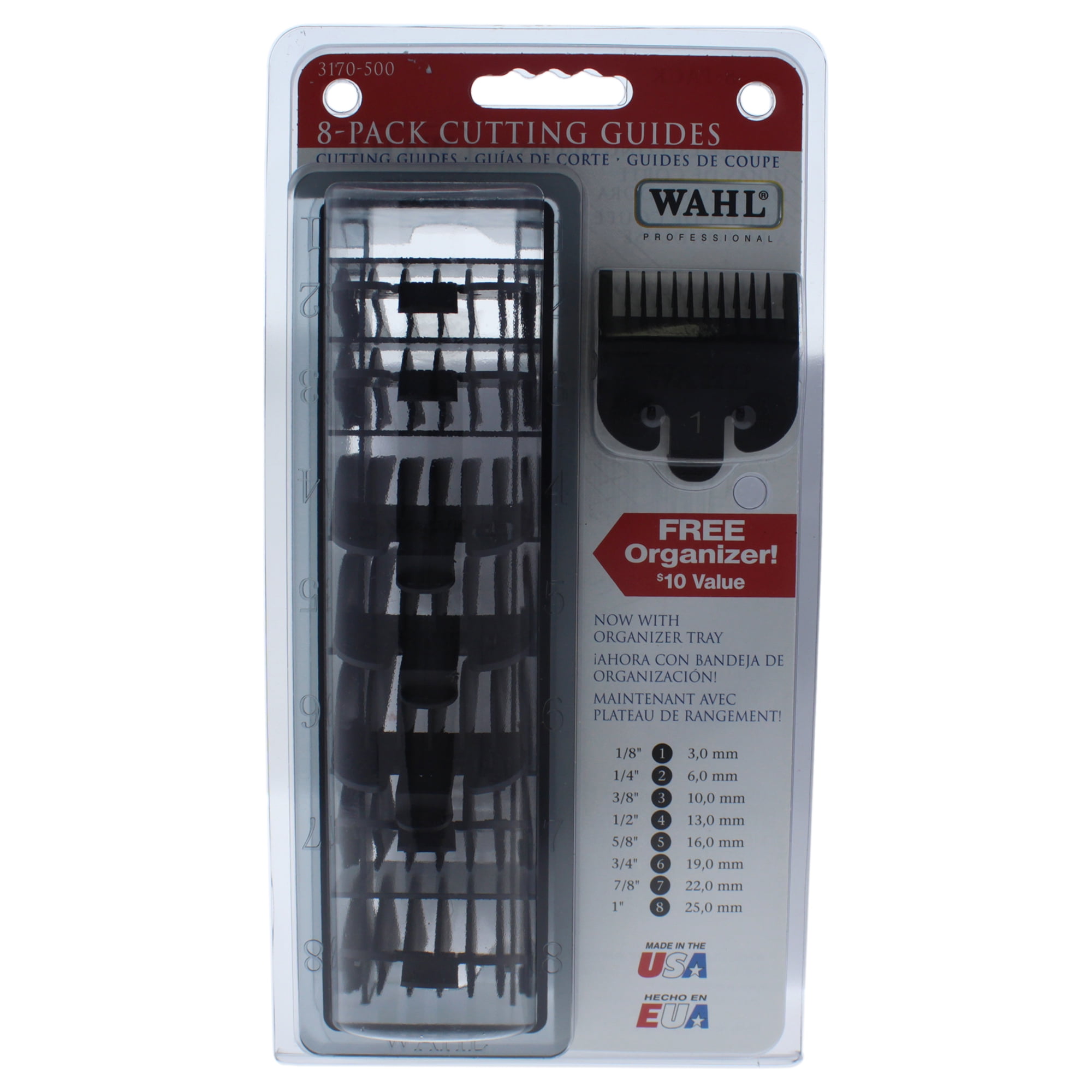 wahl 8 pack cutting guides