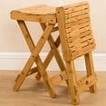 thumbnail image 5 of large Nanzhu Folding Stool Portable Solid Bamboo Outdoor Fishing, 5 of 5
