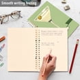 thumbnail image 4 of FORMRS 1-Subject Spiral Notebook 8" x 5" College Ruled 60 Refillable Sheet A5 Hard Cover, 2 Pack, Light Green Martini, 4 of 7