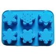 thumbnail image 1 of Xingzhi Made With Silica Gel Handmade Snowflake Silicone Soap Mould Safe And Reliable Easy To Release blue 2Set, 1 of 6