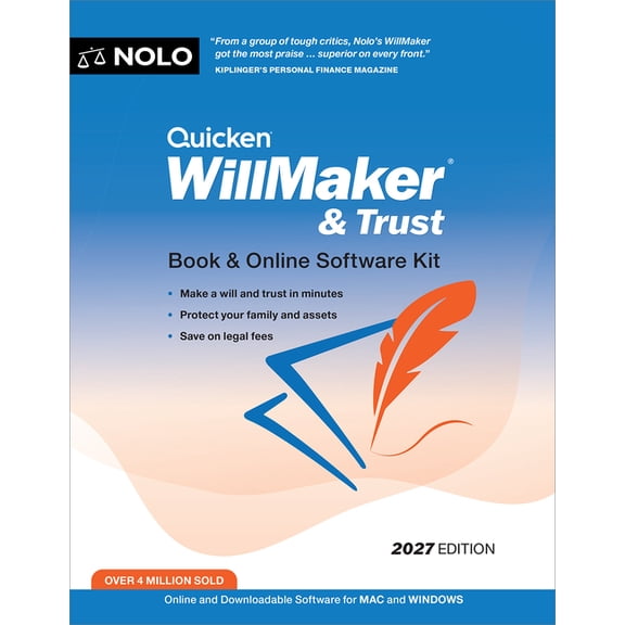 Quicken Willmaker & Trust: Book & Online Software Kit, (Paperback)
