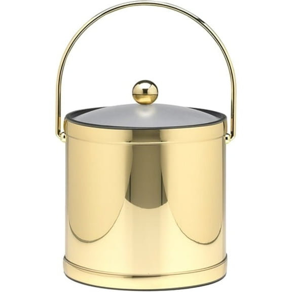 MYLAR 3Qt Ice Bucket with Bale Handle, Acrylic Cover, and Astro Knob