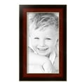 thumbnail image 2 of ArtToFrames 7" x 13" Matte Mahogany with Gold Accent Diploma Picture Frame, 7x13 inch Brown Wood Poster Frame (WOM-5109),  Pack, 2 of 7