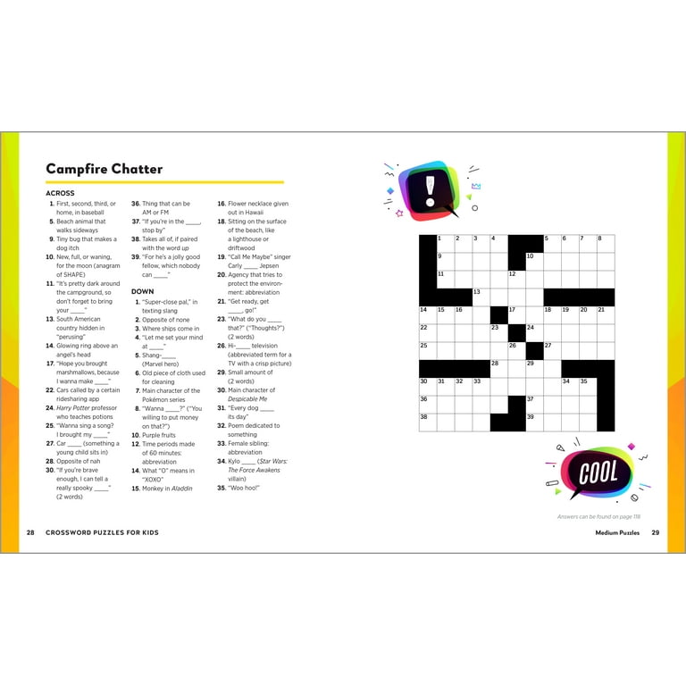 Crossword Puzzles for Kids: A Fun and Challenging Puzzle
