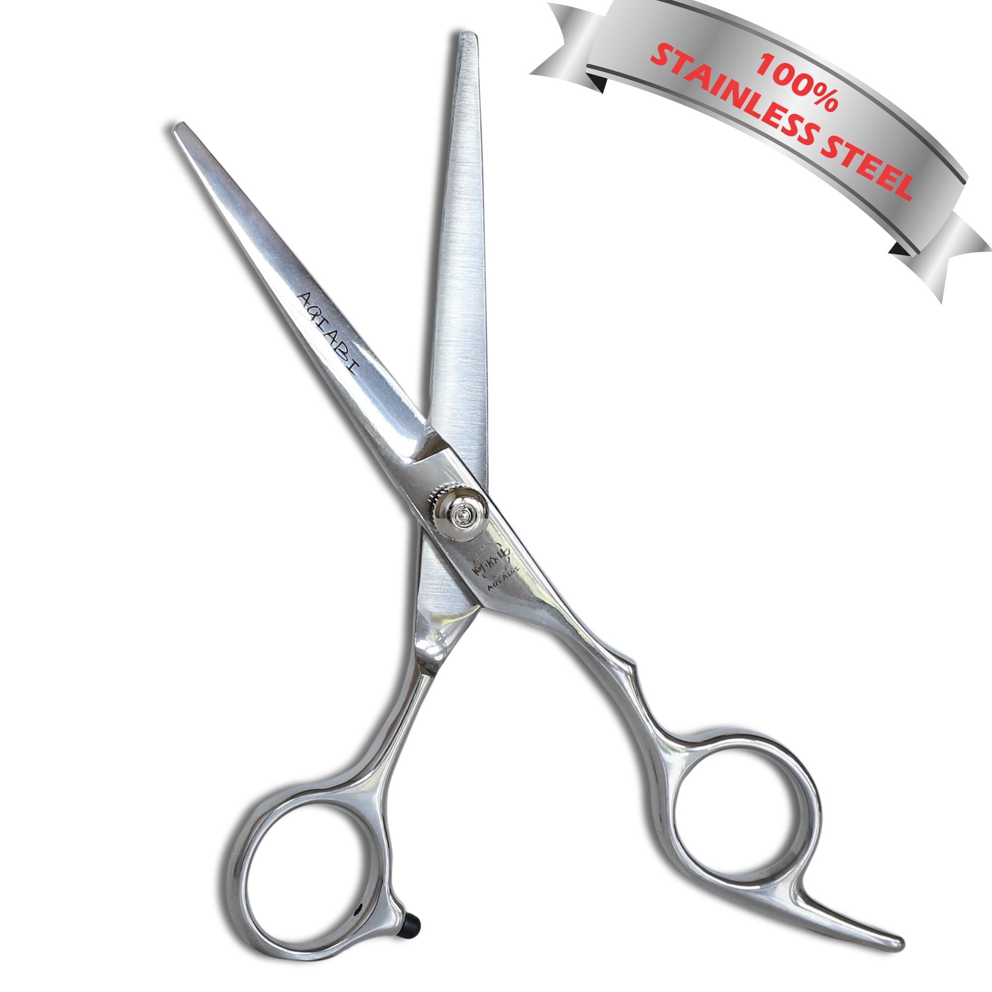 Professional Hair Scissors long bladed Use 6/6.5 inches Length  Silver Color [1 Pack]
