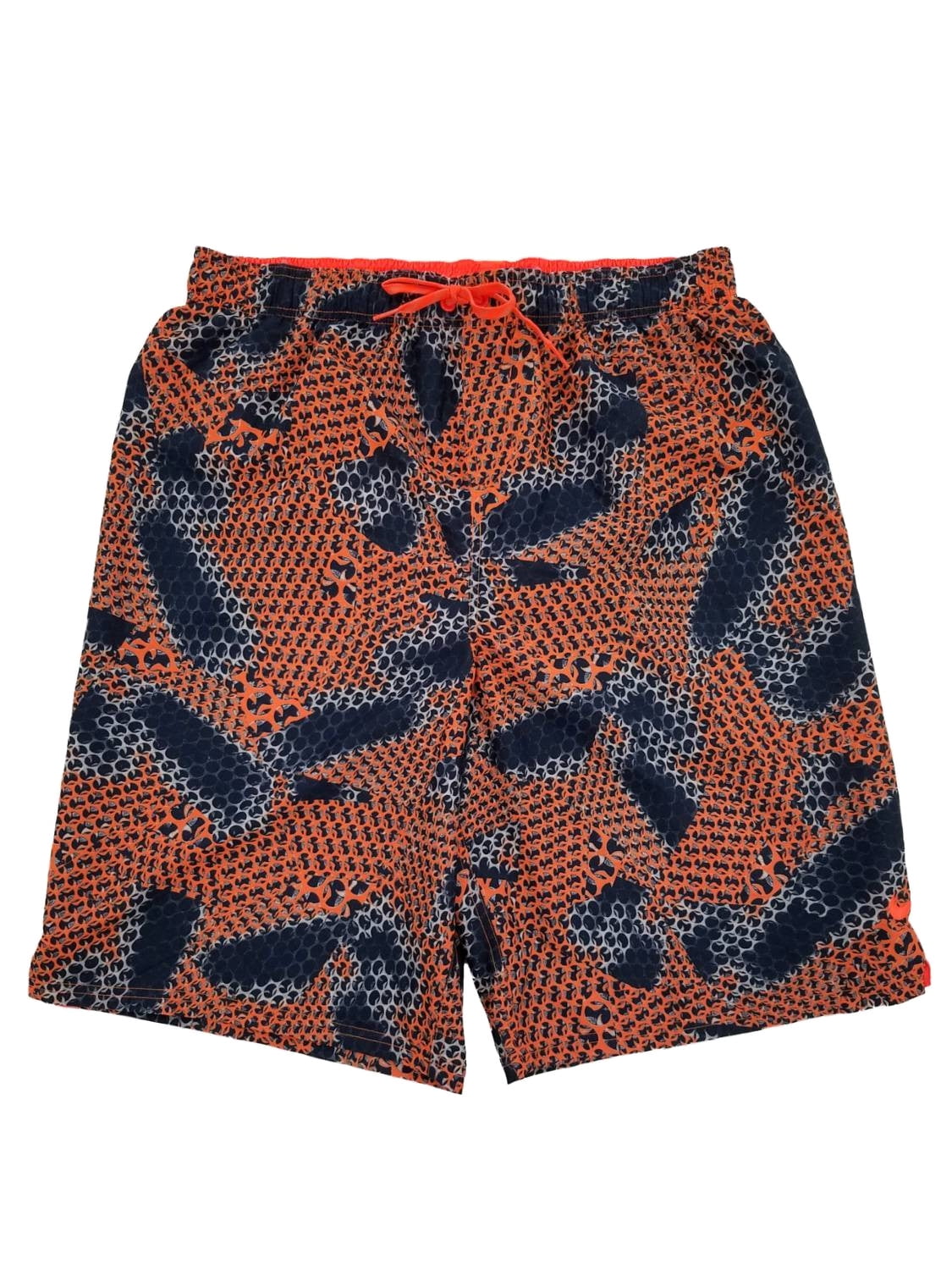 orange nike swim shorts