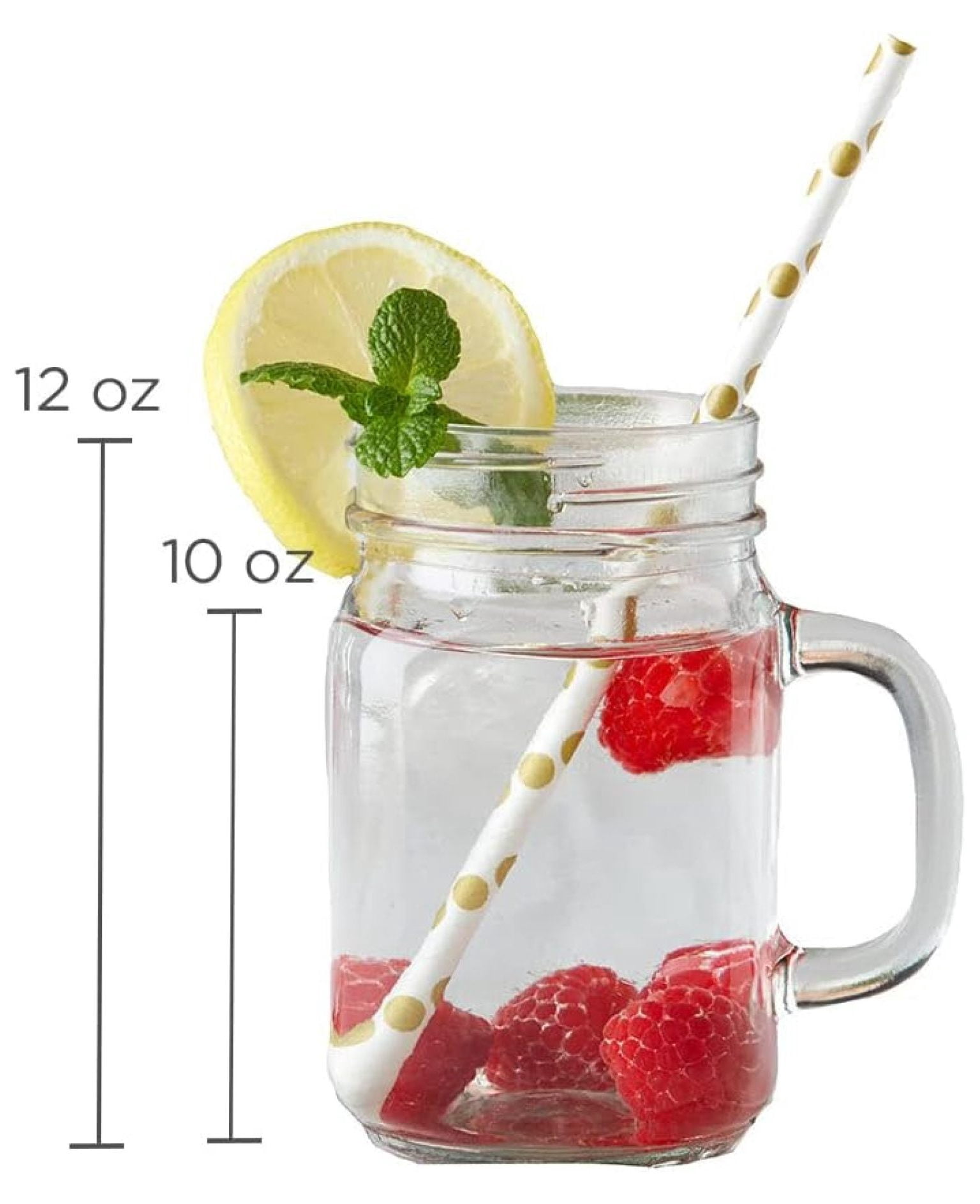 36PCS 12 oz. Large Glass Jars with Lids and Handles, XylehR Mason Jars Mugs, Wide Mouth Drinking Glass and DIY Favor Decor for Wedding, Bridal Shower, Baby Shower Party