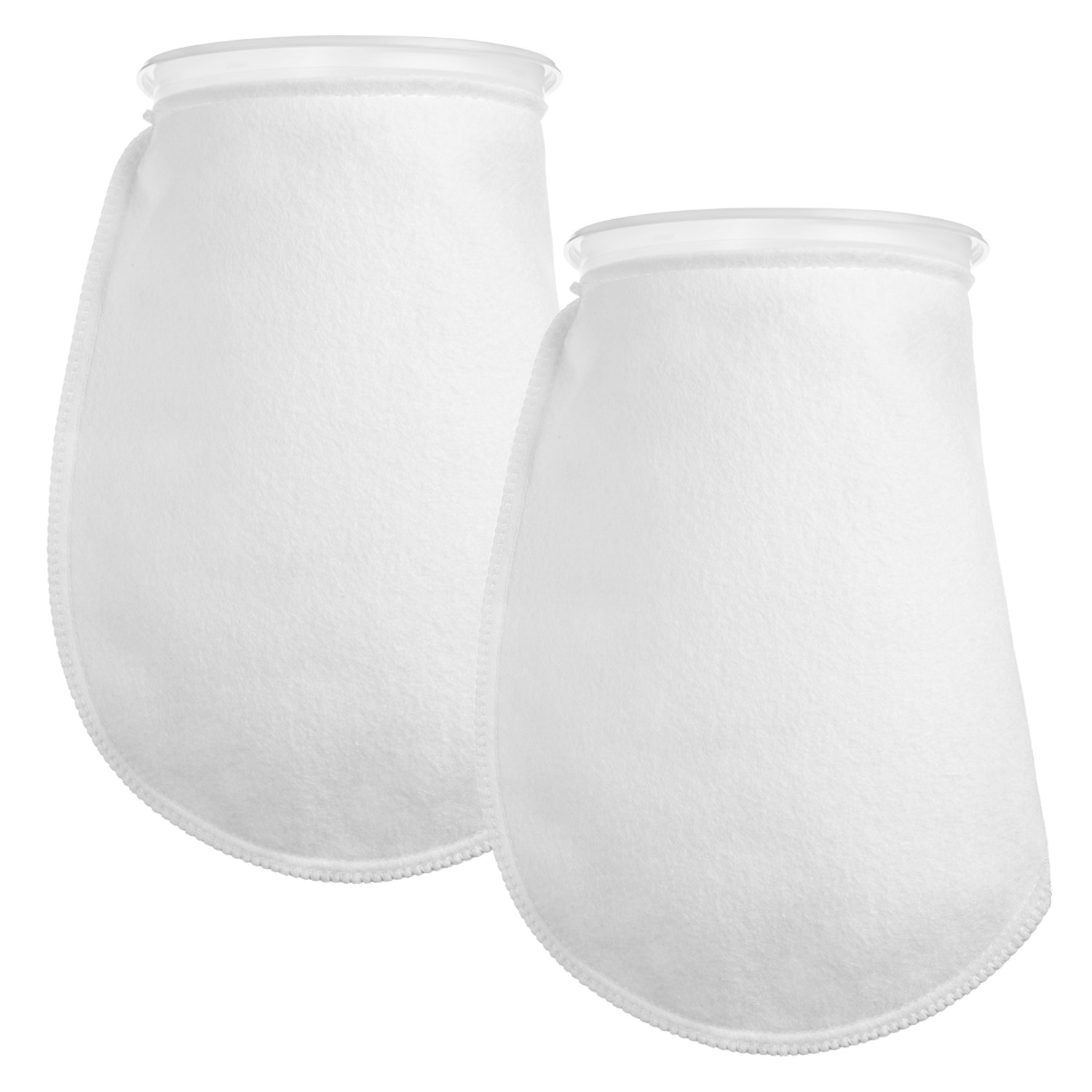 Aquatic Experts 100Micron Aquarium Felt Filter Socks, Short Reusable