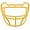 GOLD, variant on Schutt Vengeance V-EGOP-II Facemask (Scarlet, Carbon Steel)