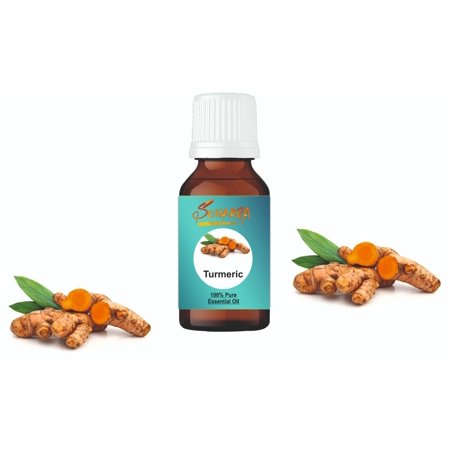 Turmeric Essential Oil 100% Pure Natural Skin Acne, Healthy Hair, Scalp, Aromatherapy