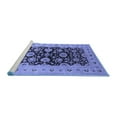 thumbnail image 2 of Ahgly Company Machine Washable Indoor Rectangle Oriental Blue Industrial Area Rugs, 7' x 9', 2 of 4