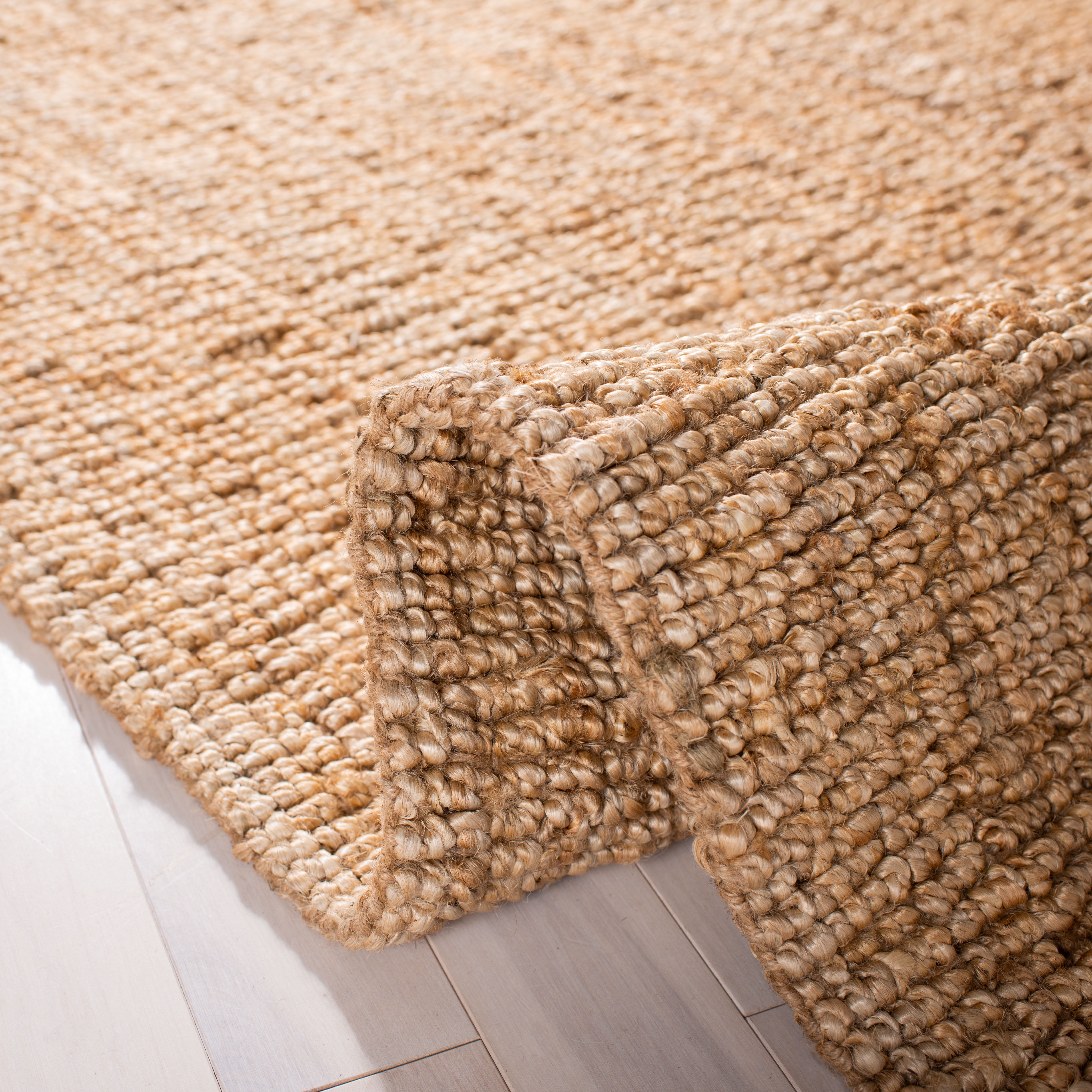 SAFAVIEH Natural Fiber Aliah Solid Area Rug, Beige, 11' x 15'