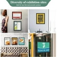 thumbnail image 3 of Magnetic Signs Holders 8.5 x 11in - Magnetic Picture Frames for Displaying Posters, Letters, Documents, Papers - Adhesive on Walls, Doors, Windows or Magnetic for Refrigerator - 3pcs, 3 of 7
