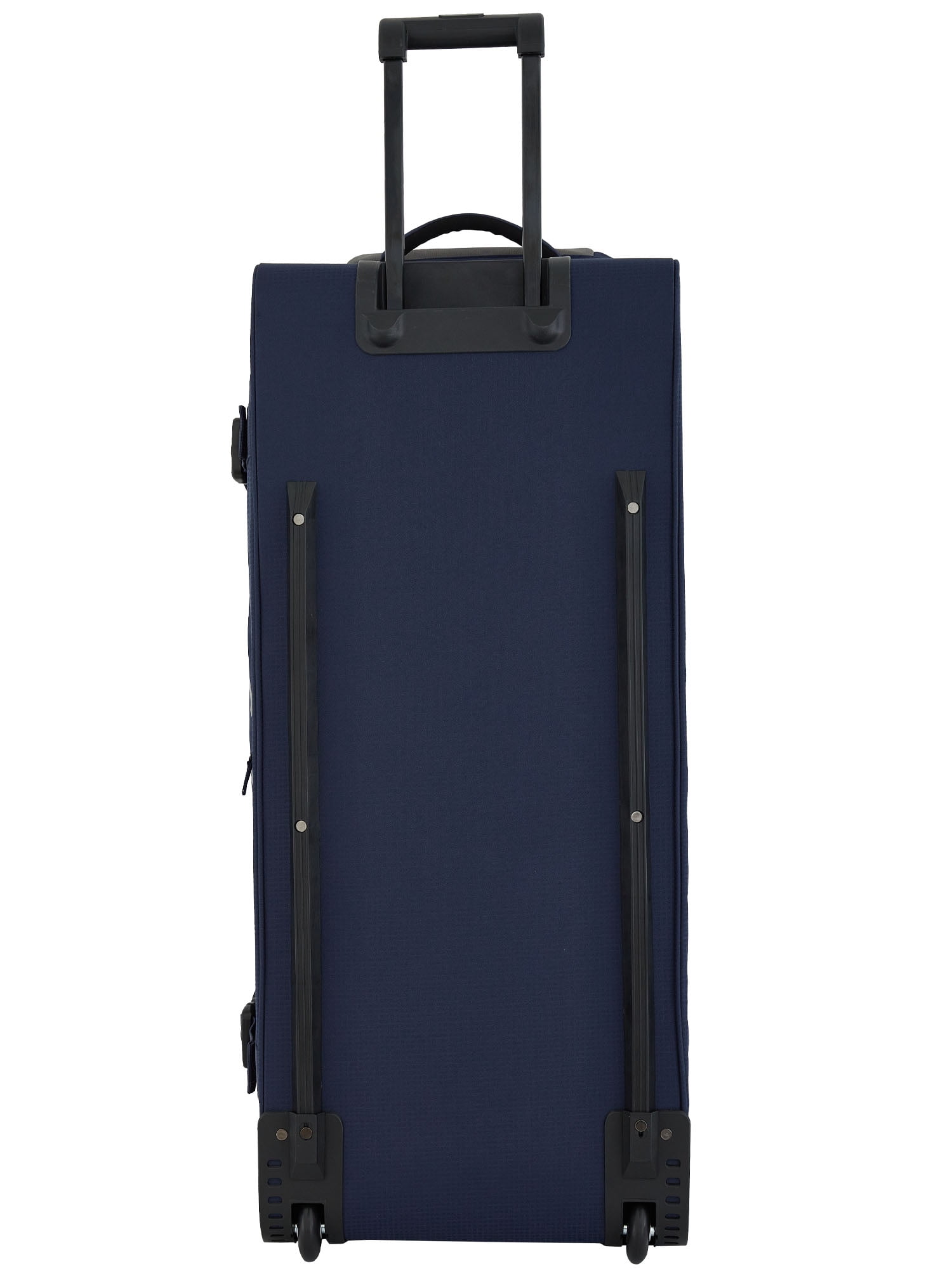 Wrangler Jumbo 36" Drop-Bottom Rolling Duffel with Telescopic Handle - Navy