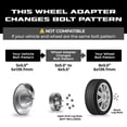 thumbnail image 2 of 4 Wheel Adapters 5x5.5 to 6x5.5 | 5x139.7 to 6x139.7 Fits Dodge Ram 1500 Hub with Lip to Hub Centric Fit 6 Lug Chevy GMC Wheels, 2 of 7