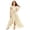 F77-Beige, variant on FYDUU Flower Girl Dress Girls Flutter Sleeve Floral Dresses Summer Ruffle Flowy Long Maxi Dress Elegant Party A-Line Sundress for Girls 13-14 Years
