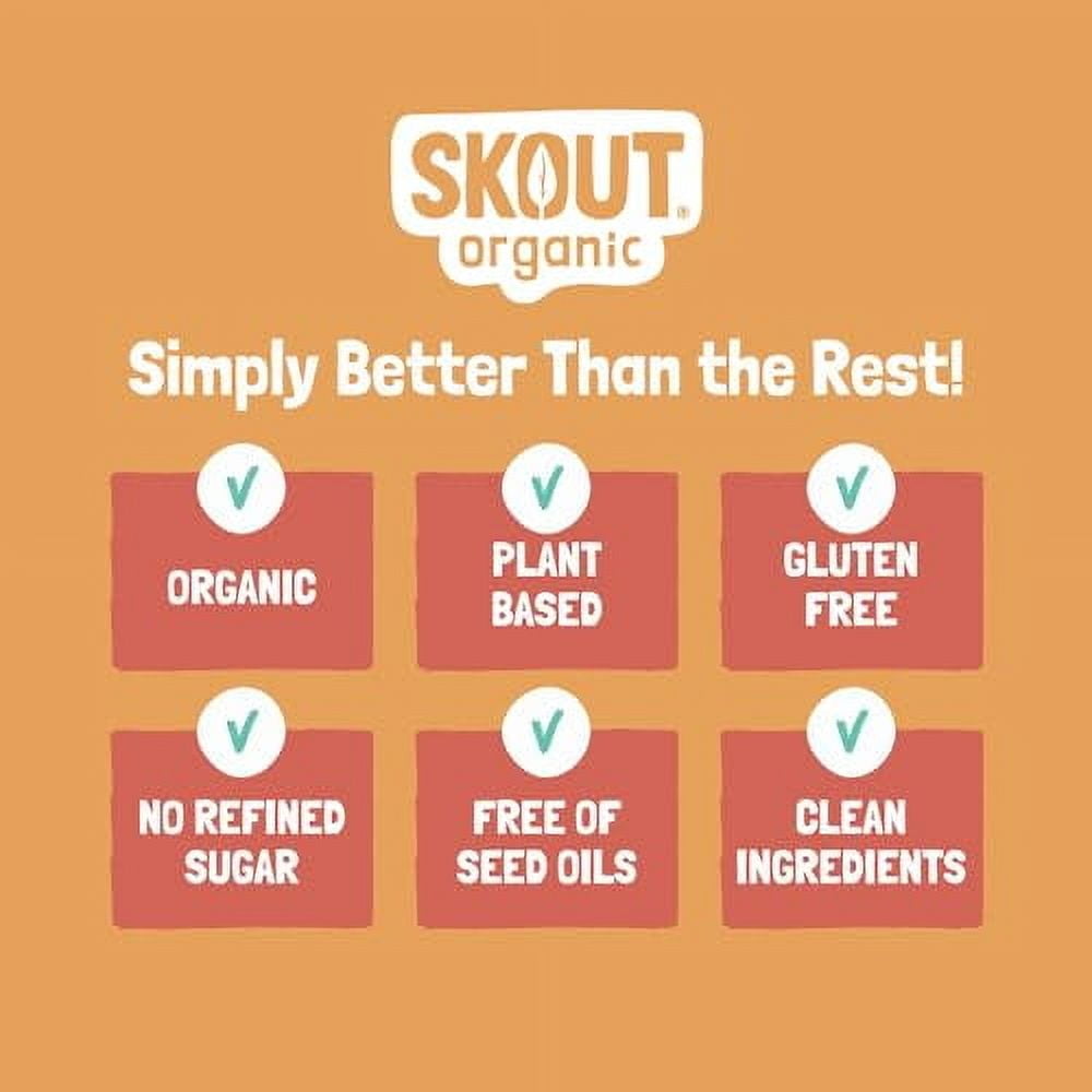 Skout Organic Peanut Butter & Jelly Plant-Based Protein Bars - 12 Pack